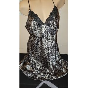 Secret Treasures Lace Trim Chemise Nightie